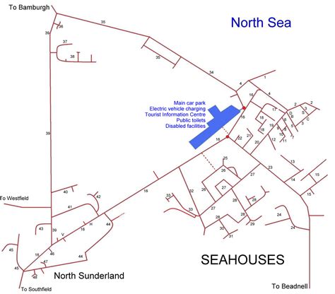 Seahouses Street Plan