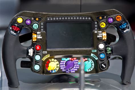 An F1 Car's Steering Wheel Is as Complex as the Rest of It