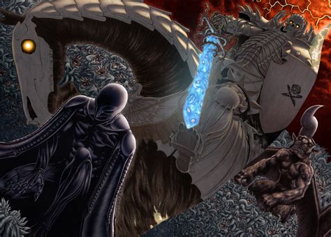 Berserk HD Wallpaper: Griffith and Skull Knight