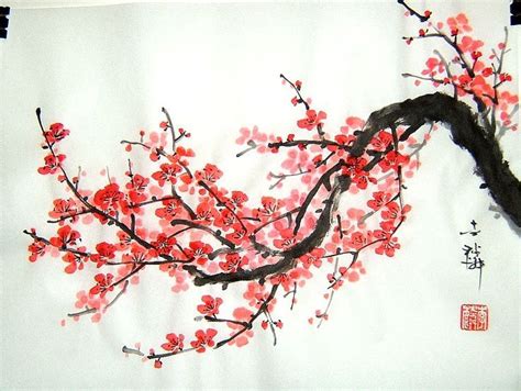 Japanese Cherry Blossom Art | Art | Pinterest | Cherry Blossom Art ...