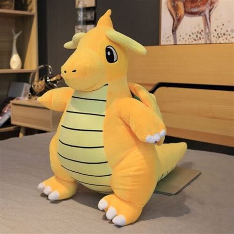 Cute Big Size Plush Toy Stuffed Dragonite 60 cm Doll Throw Pillow Hug ...