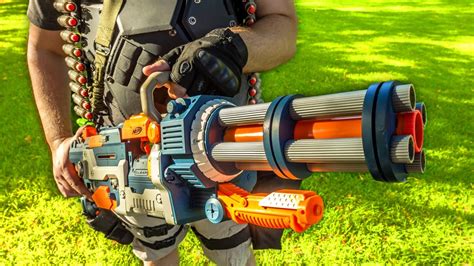 "Minigun Mod" | NERF Combat & Loadout - YouTube