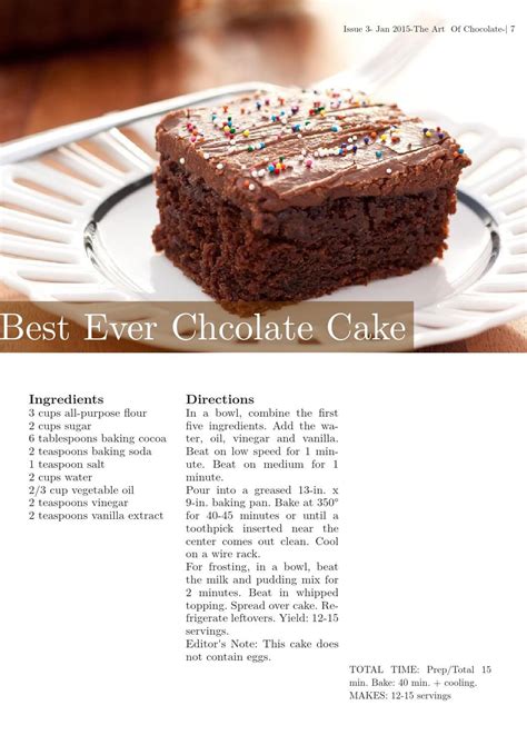 Recipe book | Amazing chocolate cake recipe, Cake recipes easy homemade ...