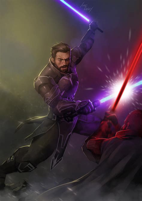 Lightsabers Duel by hifarry on DeviantArt | Star wars characters ...