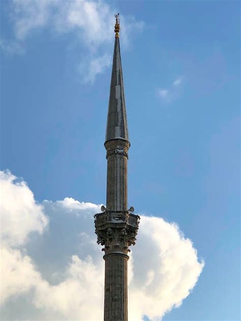 Eger Minaret under Blue Cloudy Sky · Free Stock Photo