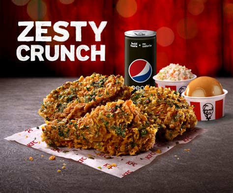 KFC 推出新品! Zesty Crunch搭配酸辣阿根廷酱 还有口感的芝士麦片薯条! - Tashi Media