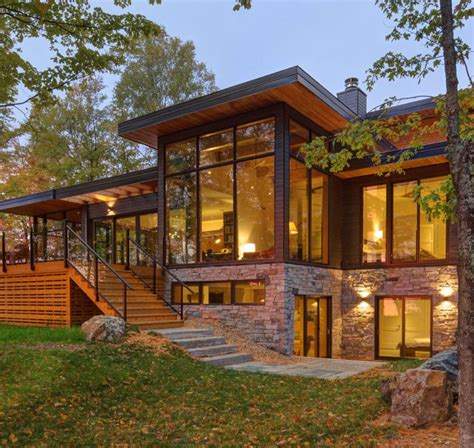 20+30+ Modern Lake House Designs – HOMYRACKS