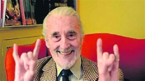 SIR CHRISTOPHER LEE - Screen Legend, Oldest Heavy Metal Star Dies At 93 ...