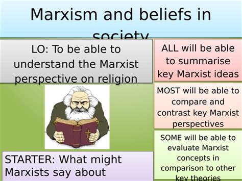 Marxism - Beliefs in society lesson and worksheet | Teaching Resources