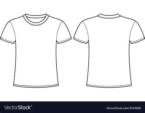 Blank t shirt template front and back 2021