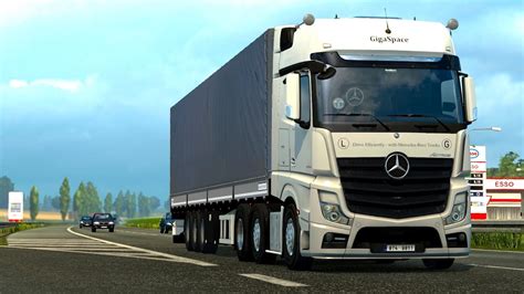 Euro Truck Simulator 2 - Mercedes-Benz Actros 2014i-Sound Review - YouTube