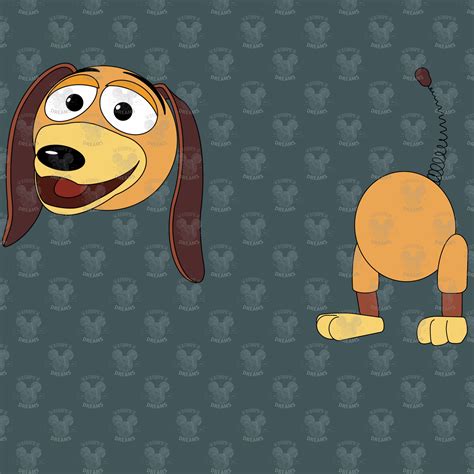 Toy Story Slinky Dog Face and Rump SVG - Etsy Canada