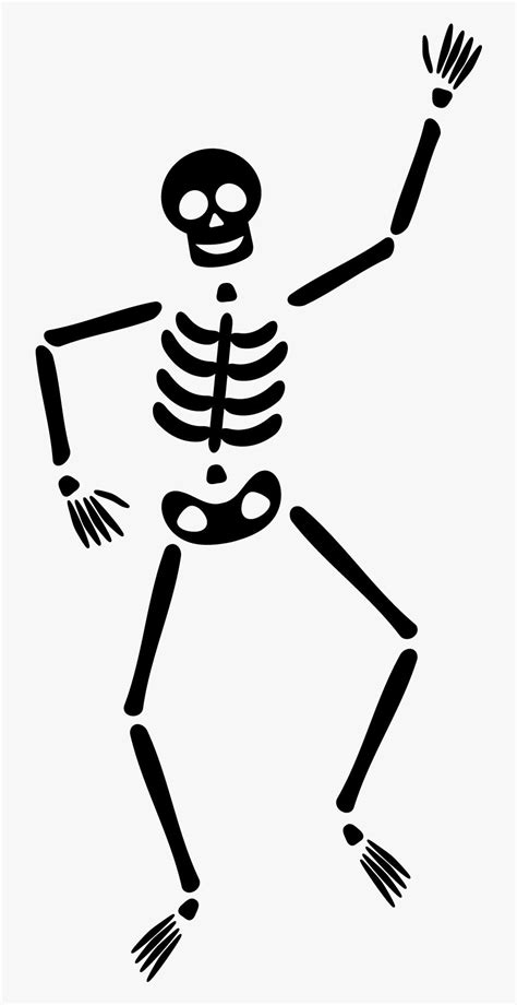 Skeleton Clipart Free | Skeleton drawings, Halloween drawings, Simple ...