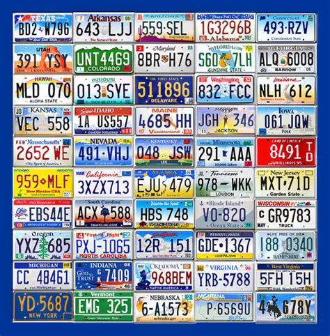 50 STATE SET OF USA LICENSE PLATES + DC IN CRAFT CONDITION LOT | eBay