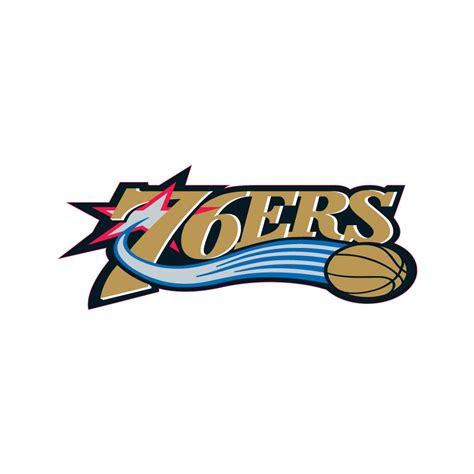 Philadelphia 76Ers Old Nba Logo Vector - (.Ai .PNG .SVG .EPS Free Download)