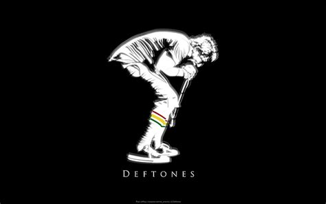 HD wallpaper: Deftones logo, background, silhouette, singer, microphone ...