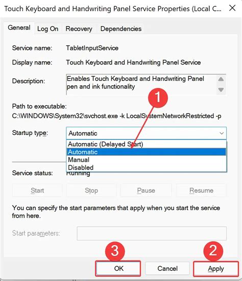 How to Enable Touch Keyboard and Handwriting Panel Service in Windows ...