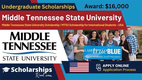 MTSU Scholarships 2024 USA | Middle Tennessee State University ...