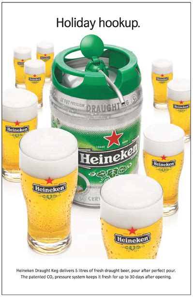 Heineken 5L Draught Keg - Dermot O'Brien Creative Director