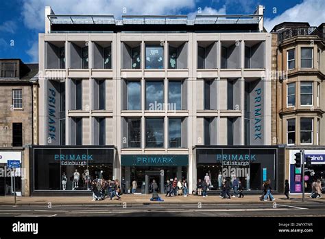 Exterior view of the Primark Store on Princes Street, Edinburgh ...