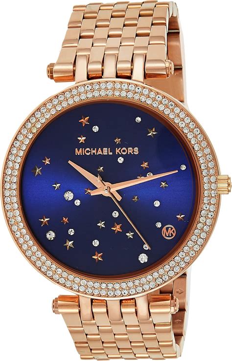 Buy Michael Kors Analog Blue Dial Women's Watch - MK3728 at Amazon.in