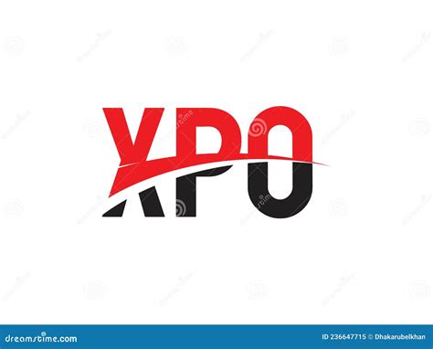 XPO Letter Initial Logo Design Vector Illustration Stock Vector ...