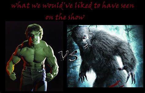 Incredible Hulk VS The werewolf | Incredible Hulk | Pinterest ...