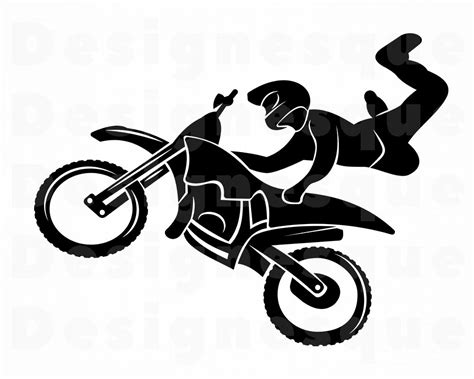 Girls and MotorBikes SVG Stencils Pack motorcycle Dirt Bike Outdoor ...