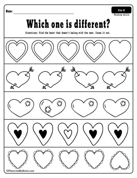 Outstanding Valentines Day Kindergarten Worksheets Pattern Tracing For