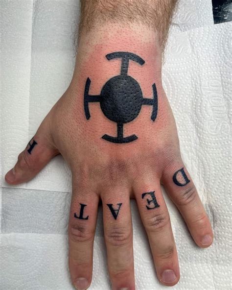 Trafalgar Law hand tattoos ive made for a friend : r/OnePiece