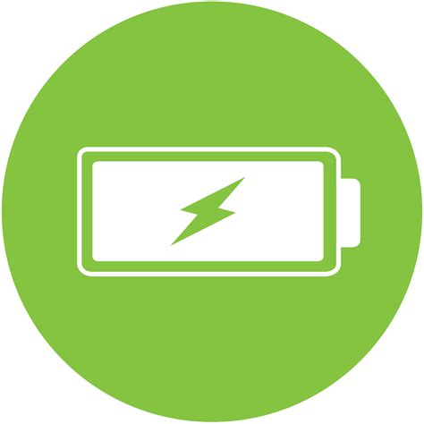 Chargement de la batterie Symbole Vert PNG | PNG Mart