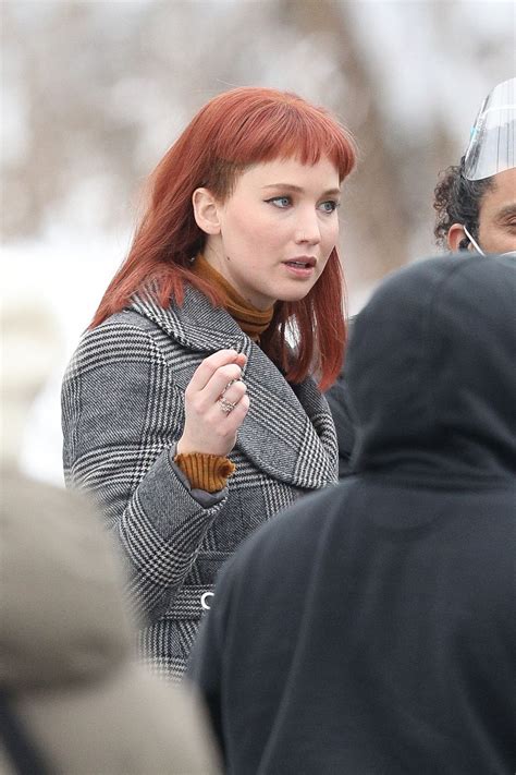 JENNIFER LAWRENCE on the Set of Don’t Look Up in Framingham 02/03/2021 ...