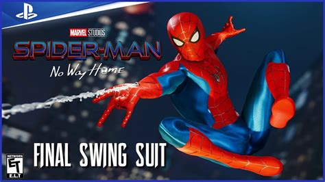 SPIDER-MAN (PC) No Way Home Final Swing Suit Mod Gameplay - YouTube