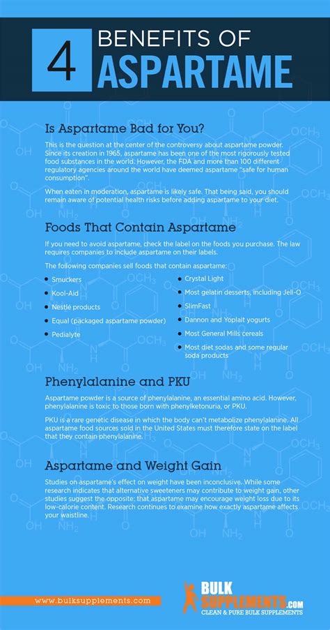 Aspartame: Benefits and Side Effects