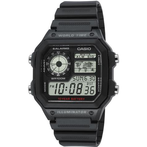 Casio AE-1200WH-1AVEF watch - World Time