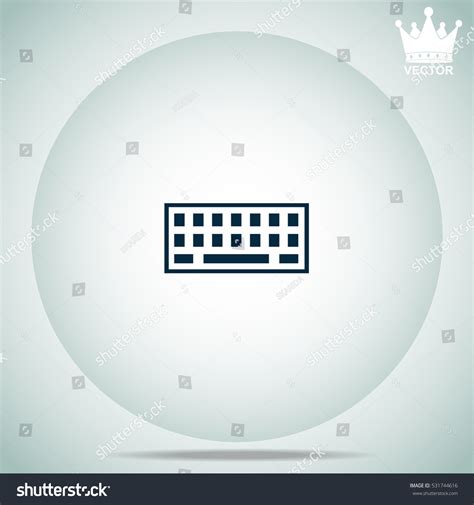 Keyboard Vector Illustration Stock Vector (Royalty Free) 531744616 ...