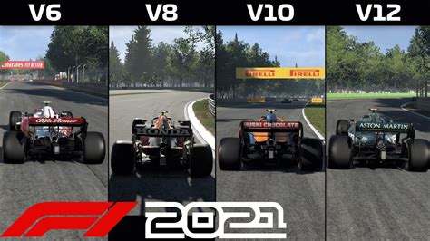 V6 Vs V8 Vs V10 Vs V12 ENGINE | An F1 2021 Game Experiment - YouTube