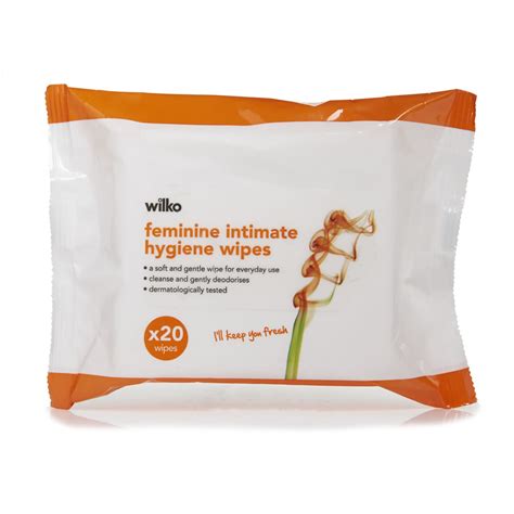 Wilko Feminine Hygiene Wipes 20 pack | Wilko