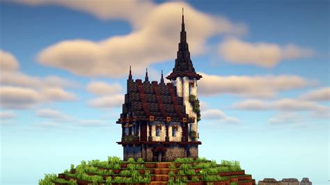 Minecraft | How to Build a Medieval Tower House | Build Tutorial - YouTube