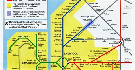 Liverpool Train Map (Merseyrail) - Free Printable Maps