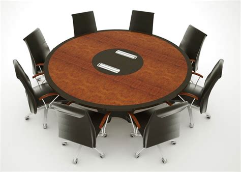 SWH Custom Round Meeting Table