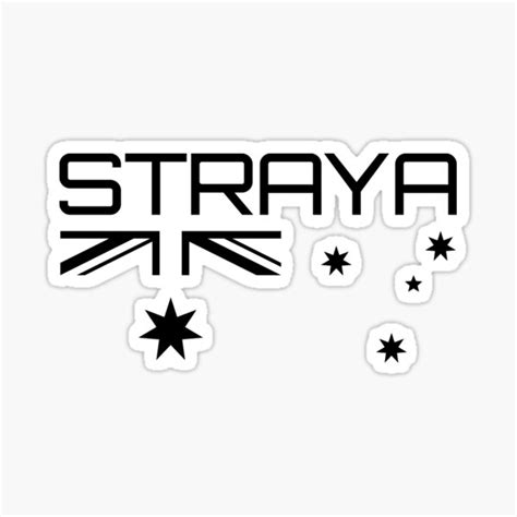 "Australian flag ( straya )" Sticker for Sale by thegoodzhut | Redbubble