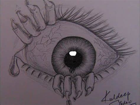 Creepy Easy Dark Drawings - bmp-get