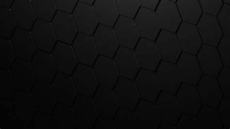 3D Black CGI Digital Art Hexagon Abstract, HD wallpaper | Peakpx