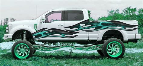 3D Tribal Truck Vinyl Side Graphics Tribal Truck Side Full - Etsy