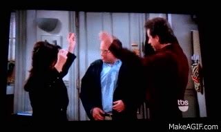 Seinfeld - Jerry and Elaine dance (Scoop these two up) on Make a GIF