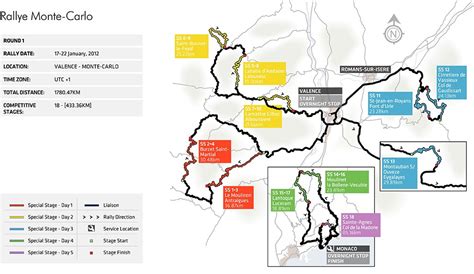 Rallye Monte Carlo Stage Map | Federation Internationale de l'Automobile