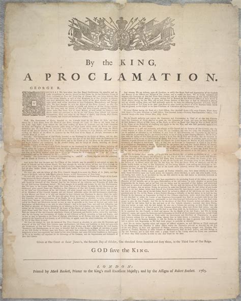 Royal Proclamation, 1763