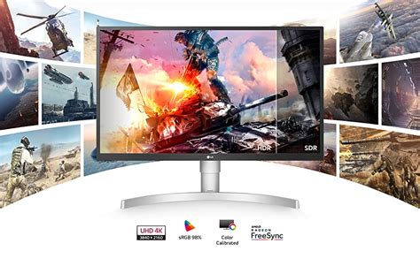 LG 27 inch 4K UHD IPS LED HDR Monitor with Radeon Freesync Technology ...