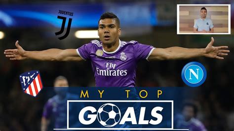 Casemiro picks his three favourite Real Madrid goals! - YouTube